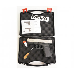 СХП Охолощенный пистолет Retay 17 Glock, кал. 9 мм, сатин